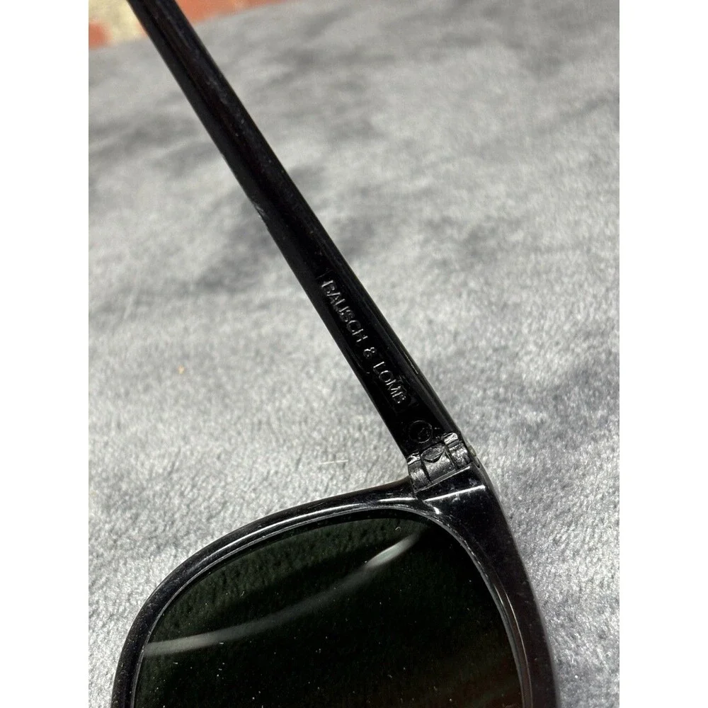 Vintage 90s Ray Ban Bausch & Lomb Black Frame Sunglasses France Worn Used Rare